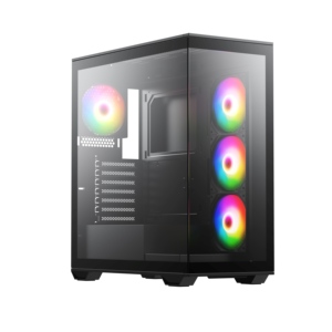 Tecnomall dernière conception Oem double boîtier d'ordinateur de bureau en verre trempé boîtier de jeu PC Gamer Type C Usb3.0 boîtier <span class=keywords><strong>Atx</strong></span> pleine tour - Product Image 6