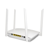 Enrutador de módem Wifi 6 rentable 4GE Ethernet LAN 4 puertos 2,4G 5G Dualband AX1800 Wifi6 XPon ONT Dual Band