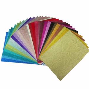 Handgemachtes A4-Format Gold Rot Schwarz Silber Glitzer papier Großhandel und Glitzer A4-Papier