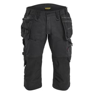 BLAKLADER - 197711499999C62 Durable pirate <b>shorts</b> in two-way <b>stretch</b> Black/Black - EAN 7330509957264 <b>WORK</b> TROUSERS <b>WORK</b> <b>SHORTS</b> - Product Image 1