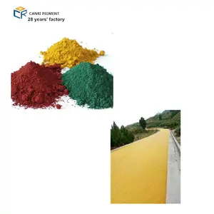 Oxyde ferrique et ciment jaune pour peinture à l'oxyde de fer/pavé/couleur béton