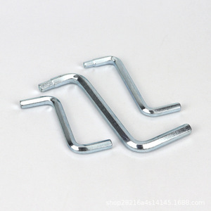 Clé hexagonale métrique de type Z à double extrémité, clé hexagonale courbée, qualité industrielle, acier 45, système de mesure métrique - Product Image 4