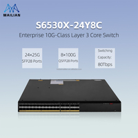 Conmutador Ethernet Administrado Apilable de Tres Capas Serie G H3C S6530X, Conmutador de Red QoS de Tres Capas, Nuevo y Original