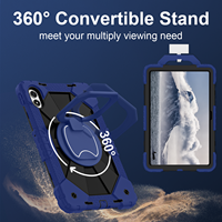 Funda Resistente de Silicona con Soporte Giratorio para Tablet Xiaomi Redmi Pad Pro 12.1 Pulgadas POCO Pad 12.1 Pulgadas 2024