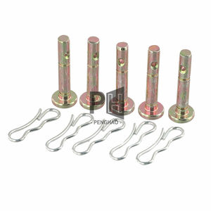 Goupille cylindrique à tête plate de rouleau de goupille d'axe en acier d'OEM avec des goupilles de positionnement de <span class=keywords><strong>trou</strong></span>, goupille de hinch de positionnement, goupille de cisaillement de verrouillage durable - Product Image 3