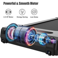 SHULI JK31-8 Nouveau Tapis de Course Électrique Pliable 2-en-1 Haute Qualité, Moteur 2.5HP, Écran LED, Inclinaison Automatique