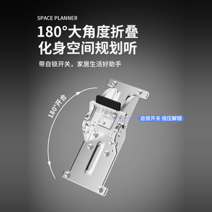 Charnière autobloquante à 90 degrés en fer pour meubles, table, chaise, tabouret, support de camping-car - Product Image 2