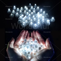 Vente chaude 50PK lumière de ballon blanc multicolore pour les décorations de mariage de Noël Led Party Bobo Balloon Set