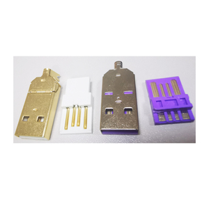 Có dây <span class=keywords><strong>USB</strong></span> Nam thiết bị đầu cuối mạ vàng DIY <span class=keywords><strong>USB</strong></span> 20 <span class=keywords><strong>USB</strong></span> loại một Conector cắm nối <span class=keywords><strong>jack</strong></span> <span class=keywords><strong>4</strong></span> <span class=keywords><strong>pin</strong></span> cắm tiêu đề Nam Chân điện - Product Image 2