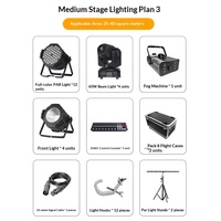 Ensemble d'éclairage de scène LED tout-en-un, console DMX, trépied et accessoires, location pour événements DJ, spectacles en club, différentes tailles de lieux