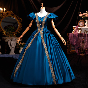 Blue Victorian Gowns