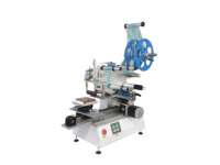 Machine d'étiquetage rotative électrique semi-automatique avec composants de moteur PLC pour autocollants sur surfaces irrégulières, certifiée CE