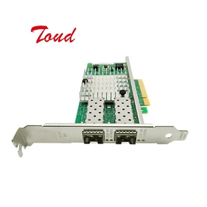 Intel X520-DA2 cổng kép <span class=keywords><strong>10Gigabit</strong></span> SFP + card mạng với pcie2.0 X8 Chipset có dây giao diện không dây RJ45 Ethernet Wifi Adapter - Product Image 1