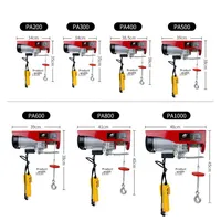 Nouvelle mini palan électrique à câble en acier, levage 220V, télécommande sans fil pour hôtels