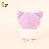 12cm Violet En Peluche Éléphant Jouet Écologique Doux En Peluche Poupée pour Filles Couette pour Pâques Personnalisable PP Coton Maille