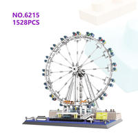 Wange 6215 Modèle de blocs créatifs London Eye d'Angleterre, ensemble de jouets éducatifs en plastique à assembler, collection unisexe