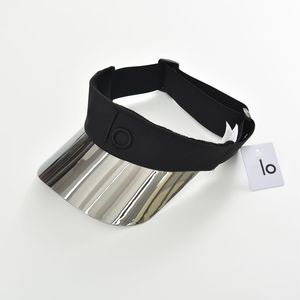Nouvelle casquette unisexe AL0 dégradée noire et blanche avec visière solaire étendue, visière rigide et visière ouverte pour la protection UV en extérieur et le yoga - Product Image 1