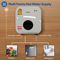 Vente chaude nouveau Style inductif salle de bain et cuisine manuel sous l'évier circulant 220v chauffe-eau électrique instantané sans réservoir