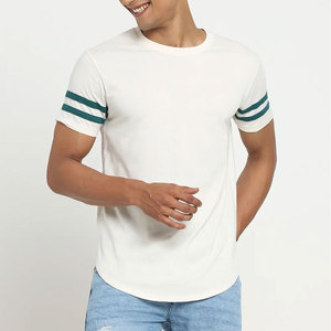 Camiseta de Verano para Hombre, Manga Corta, 100% Algodón, Nueva, Elegante, de Color Sólido, Ligera, en Venta - Product Image 1