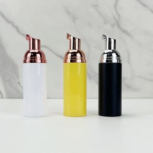 100ml 150ml 200ml Empty Matte Frosted Black Plastic Foam Mouse <b>Pump</b> <b>Bottles</b> for Cosmetic Foaming - Product Image 3