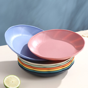 Plato redondo profundo con ribete de encaje creativo para uso doméstico: plato para pescado, plato para verduras, plato para comida occidental, plato para pasta, plato para ensalada - Product Image 4