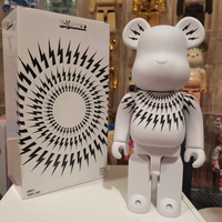 Vente en gros d'usine : Figurine Bearbrick 400% en ABS, emballage en boîte colorée, objet de collection en plastique