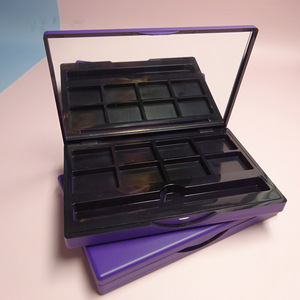 8 nhiều màu bóng mắt Pan màu trường hợp 8 + 1 màu trang điểm bóng mắt trường hợp Eyeshadow Palette với gương - Product Image 1