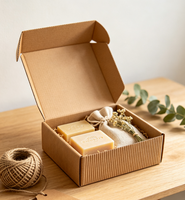 Boîte d'expédition en carton ondulé kraft brun écologique et recyclable en forme d'avion, avec pelliculage mat, gaufrage et doublure en mousse pour vêtements