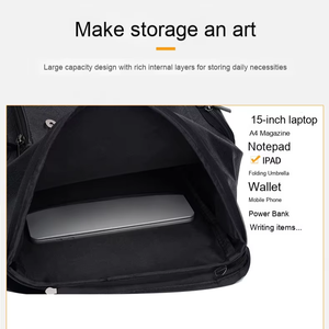 Fashion School <b>Backpack</b> Retro Pu Leather Daily Travel Waterproof Business <b>Backpack</b> Laptop Wholesale Best-selling Men and Women - Product Image 6