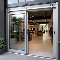 Portes et fenêtres coulissantes modernes en alliage d'aluminium, double vitrage, verre trempé, insonorisées, pour usage extérieur, couleur personnalisée, marque de premier plan