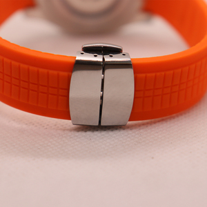 Montre-bracelet automatique mécanique pour homme, design tendance, carrée, en acier inoxydable, bracelet en caoutchouc, résistante à l'eau, 41 mm, verre saphir - Product Image 6