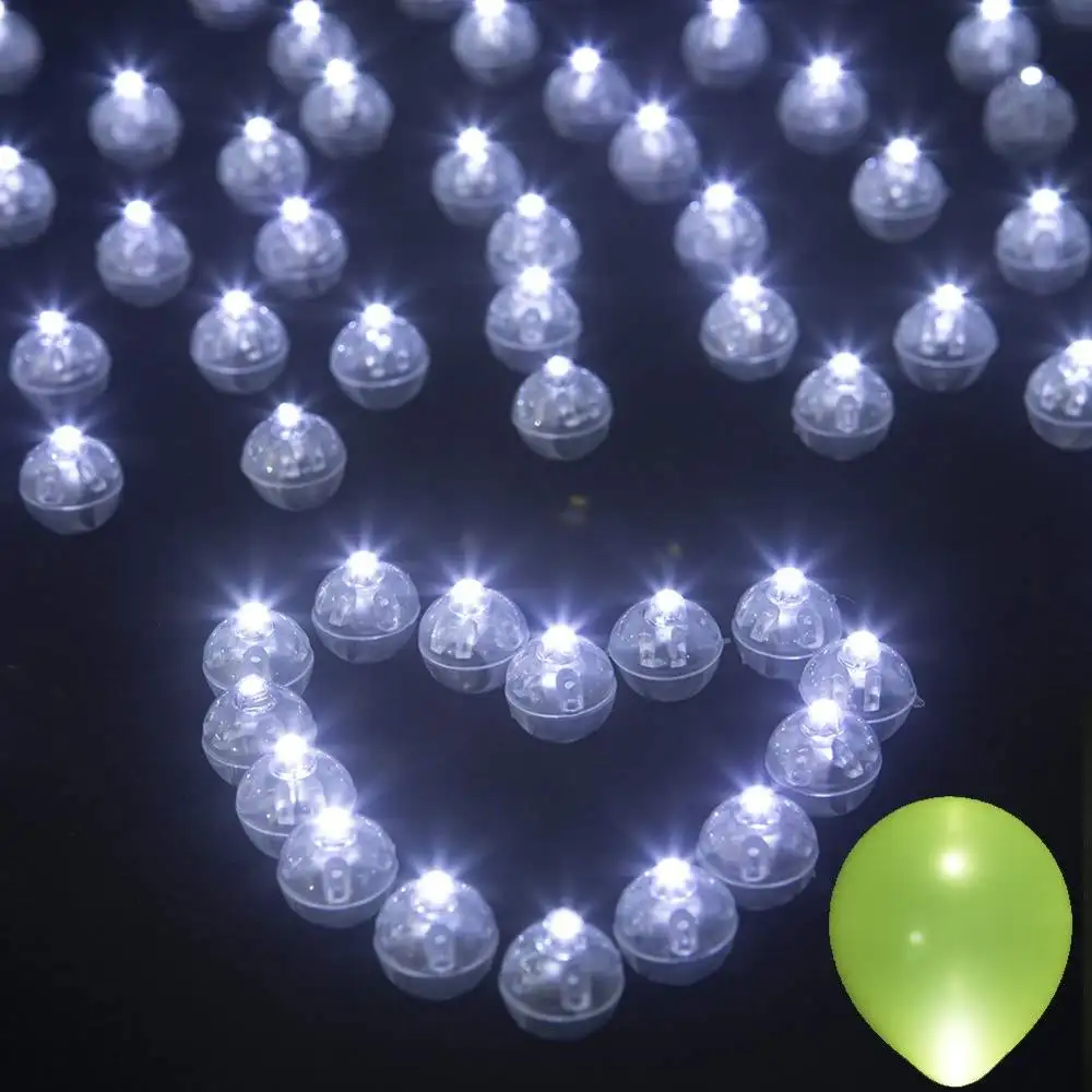 White Led Ball Lamps Balloon Lights Fairy Lights Moon Starry String Lights For Home Wedding Party Decoration Crafting