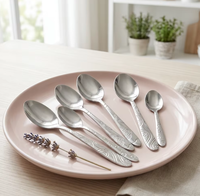 Ensemble de couverts en acier inoxydable, style occidental, design minimaliste, réutilisable, durable, finition miroir, portable, pour