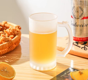 Sublimation Beer Mug 16oz <strong>Frosted</strong> <strong>Glass</strong> Personalized Mug for Logo Printing | Promotional Gift for Bars &amp; Events - Product Image 5