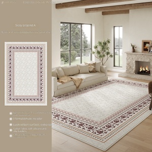 EiffelHome Juego de Sala de Estar de Lujo Estilo Bohemio, Manta de Sofá de Alta Gama Fácil de Cuidar y sin Necesidad de Lavado, Tapete para Dormitorio Resistente a la Suciedad con Rayas - Product Image 3