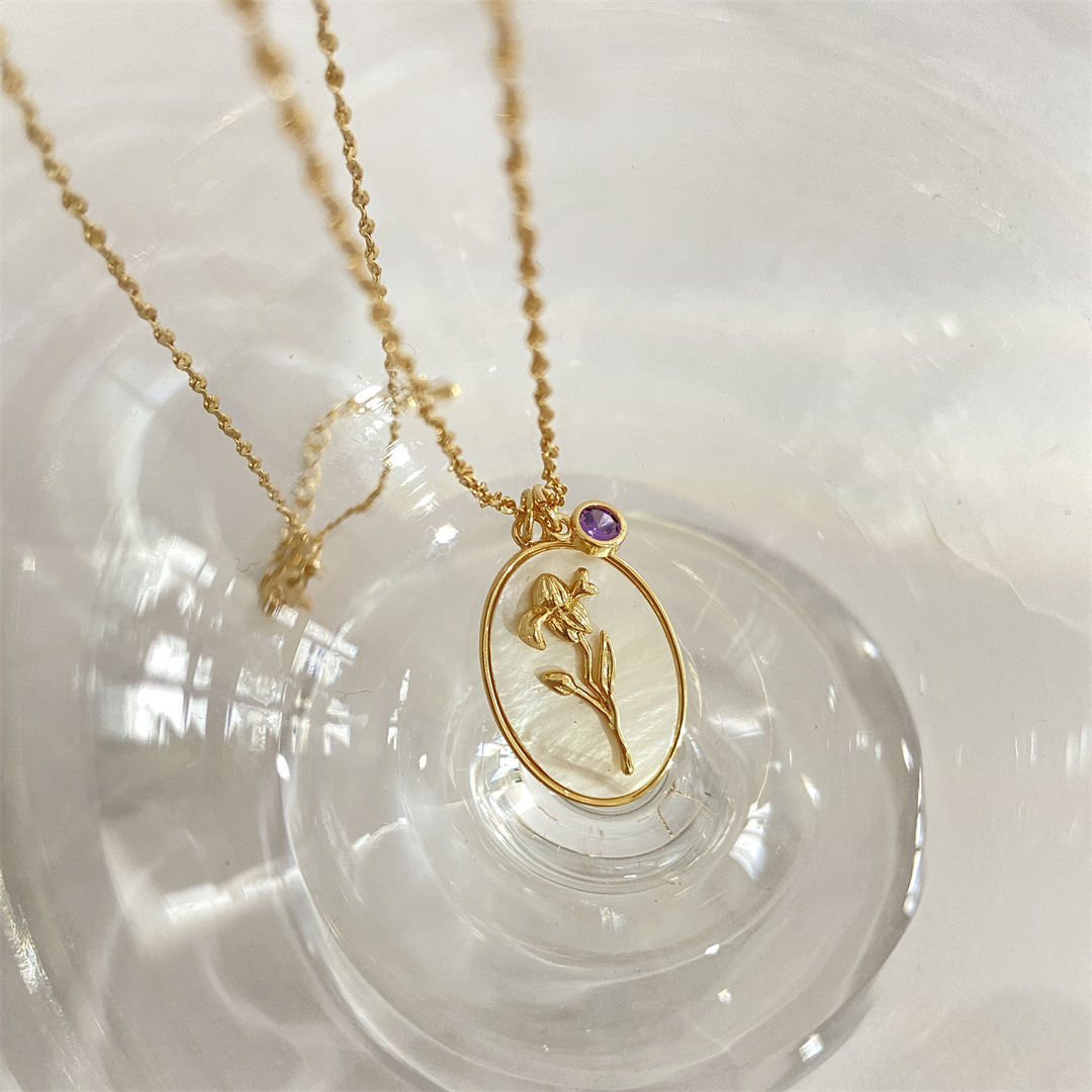 Gold- February - Iris