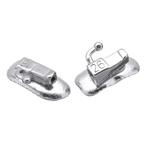 Tubo bucal ortodôntico dental primeiro molar monobloco 0,022 MBT ROTH 50 conjuntos/caixa para dentista - Product Image 6