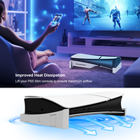 Accessoires de support horizontal pour console PS5 Slim, support de bureau compatible avec Playstation 5 Slim édition disque/numérique