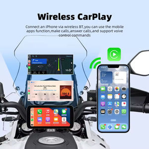 Navigateur GPS pour moto avec écran tactile étanche IP67 de 6,25 pouces, connectivité sans fil Android Auto et CarPlay pour smartphone - Product Image 4