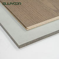 Panneau en oxyde de magnésium Sulfycor sans amiante de 12 mm, ignifuge, laminé avec du papier mélaminé, pour cloison de bureau