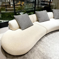 Sofá para Sala de Estar, Muebles de Tela de Terciopelo, Sofá Moderno, Sofás de Lujo, Estilo Europeo de Lujo