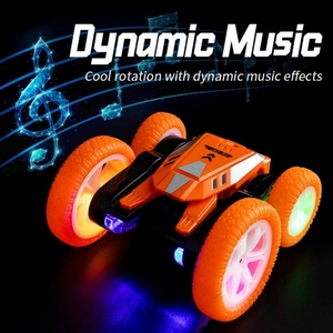 Coche de Juguete con Control Remoto, Luces LED de Doble Cara, 2.4Ghz, Música, SJY-Q136, Coche de Acrobacias RC, 4WD - Product Image 4