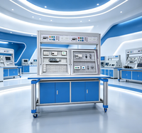 Banco de Pruebas de Habilidades para Ensamblaje Eléctrico de Doble Estación para Certificación de Electricistas Vocacionales, Equipo de Laboratorio