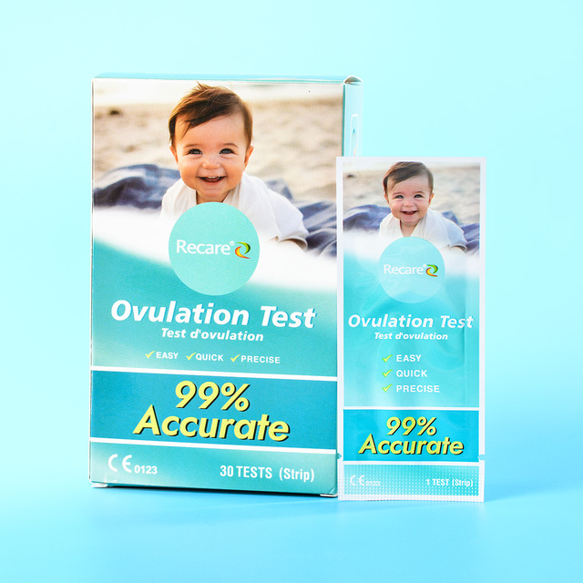 Recare Ovulation Test Strip 99% Accurate LH Surge Detection for Fertility Planning