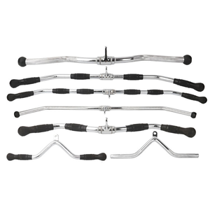 Accesorios de Gimnasio para Entrenamiento de Fuerza: Barras de Remo y Agarres para Máquina de Cable - Product Image 4