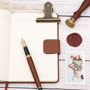 Creative PU Leather Magnetic <b>Bookmark</b> Minimalist 16 Colors Page Clip Book Lover Gift Promotional <b>Bookmark</b> for Teacher - Product Image 3