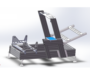 Aluminio 40160 DIY volante <span class=keywords><strong>de</strong></span> conducción directa posición sentada ajustable Simulador <span class=keywords><strong>de</strong></span> Conducción soporte <span class=keywords><strong>de</strong></span> juego Sim Racing Cockpit Fgt - Product Image 1