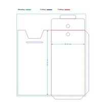Kotak kemasan pelindung layar kertas Kraft laminasi Matte Foil emas pelapis UV mudah terurai untuk Android