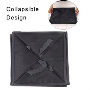 Collapsible <b>Hamper</b> Cotton Jute <b>Baskets</b> Dirty Clothes Canvas Laundry <b>Basket</b> Bag - Product Image 2