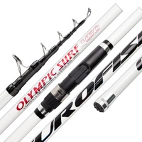 Joran Surf Casting Teleskopik Karbon Gagang EVA 4.5m Joran Pancing Laut dengan Panjang Lipat 1.51m 4 Bagian